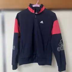 adidas ジャージ ジャケット ネイビー レッド
