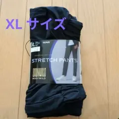 GUNZE グンゼ ストレッチパンツ テーパード XL　BODYWILD　黒のサムネイル