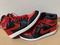Nike Air Jordan 1 黒/赤 バスケットボールシューズ
