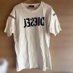 S327.28DIESEL ロゴ Tシャツ クリーム色