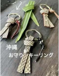 KAI様専用✰沖縄　お守り　HABU ? ハブ さん キーホルダー　キーリング