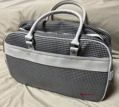 ナイキゴルフ ボストンバッグ　千鳥格子柄　レディース