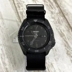 SEIKO5 セイコー ファイブ自動巻 ブラック SBSA167 未使用 - メルカリ