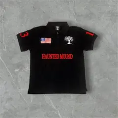 HAUNTED MOUND ブラックポロシャツ