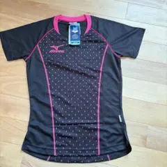 MIZUNO Quick Dry Tシャツ Mサイズ ブラック/ピンク