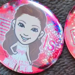 【値下げ】重留真波缶バッチ