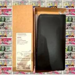 〖新品未使用〗☆無印良品☆最安値☆ベジタブルタンニンレザー☆長財布☆黒☆