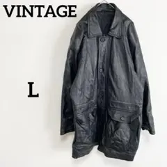 ヴィンテージ used 古着 羊革 レザージャケット アメカジ 古着コーデ