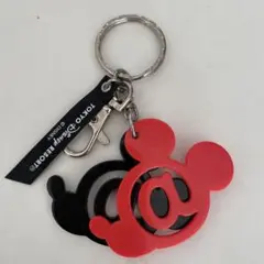 レトロ　東京ディズニーリゾート ミッキー アットマークキーホルダー