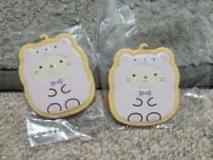 すみっコぐらし　キーチェーン　アイシングクッキー風　ねこ