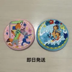 ディズニー刺繍缶バッジ2 ズートピア　スティッチ
