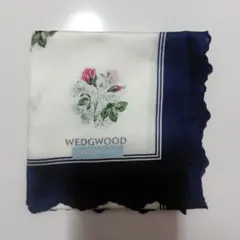 【未使用】WEDGWOOD 花柄ハンカチ