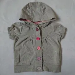babyGap　フード付き　半袖パーカー　80cm