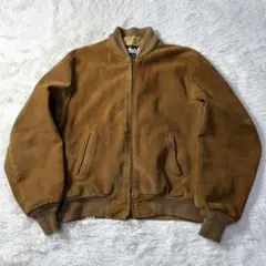USA製 SCHOTT【スエードレザー 】ボンバージャケット L 80s 短丈
