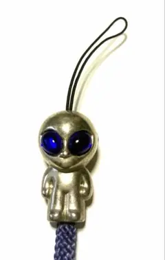 宇宙人　エイリアン　ストラップ　平成レトロ