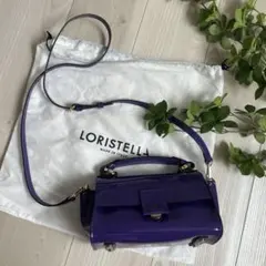 ロリステッラ 2wayショルダーバッグ ゴールド金具 旅行 エナメル 保存 