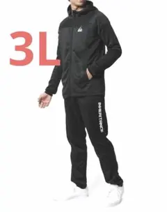 メンズ　ジャージ　上下セット ブラック　トレーニングウェア ランニングウェア