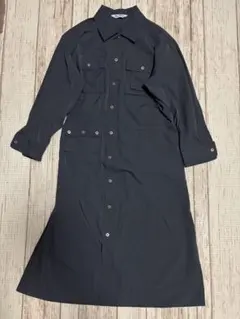 North by Northeast シャツワンピース　アウター　ナイロン