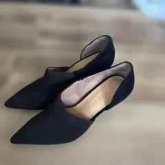 最終値下げSTACCATO 黒スウェード　ブーティ　 ショートブーツ パンプスのサムネイル