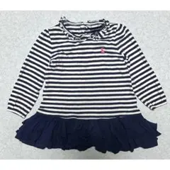 RALPH LAUREN ラルフローレン フリルワンピース ネイビー＊80サイズ