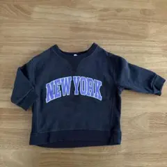 NEW YORK トレーナー 黒 90