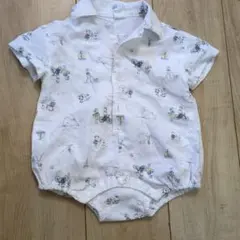 Cottoli 子供ロンパース ホワイト