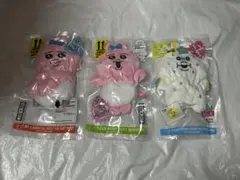 新品未使用 3種セット おぱんちゅうさぎ んぽちゃむ 圧縮出荷中！？ぬいぐるみ①