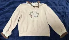 la poche biscuit トレーナー 130サイズ ベージュ