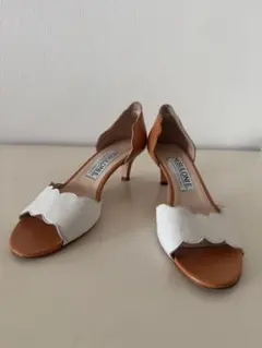 美品　NEBULONIE.ネブローニ オープントゥスカラップ パンプスのサムネイル