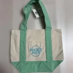 【新品未使用】Trader Joe's トートバッグ グリーンのサムネイル