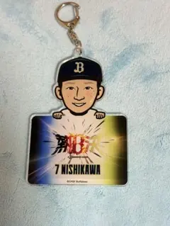 オリックス 西川龍馬 ギガアクリルスタンド カープアクリルスタンド西川龍馬選手！新グッズ！おまけ付き♪の通販