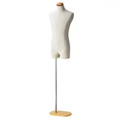 紳士芯地張ボディ M　マネキン　トルソー　メンズ 　男性 　上半身腕なし