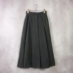 STYLEMIXER　ワイドプリーツスカート　グレー 秋冬 人気