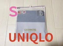 ●新品未開封●ユニクロレディース●ヒートテックカシミヤ極暖タートル長袖●ブルーS