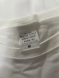 新品★5.6オンスビッグTシャツ★MサイズUnited Athle★ホワイト