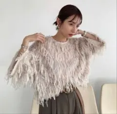 クラネ W FACE CROSS FRINGE TOPS - メルカリ