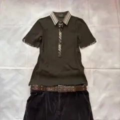 NICOLE CLUB FOR MEN knit layered shirt