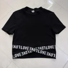 美品！SHEIN 14Y リブ　ミニTシャツ　カットソー　半袖のサムネイル
