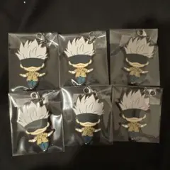 呪術廻戦 五条悟 にとたん ストラップ 6点セット