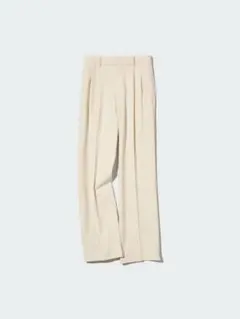 ユニクロ　タックワイドパンツ 丈長め　XL