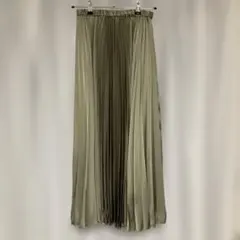 UNITED ARROWS オリーブグリーン アコーディオンプリーツスカート