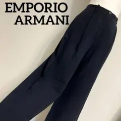 ARMANI アルマーニ　レディース　ネイビー　上質　フレアパンツ　イタリア製