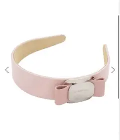 【正規品】FERRAGAMO カチューシャ ブラック ヴァラ・リボンのサムネイル