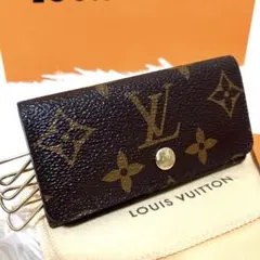 【極美品】ルイヴィトン＊4連キーケース モノグラム ゴールド金具