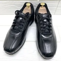 【未使用級】 MIZUNO 【25.5】 サイドジップ ウォーキングシューズ 黒のサムネイル