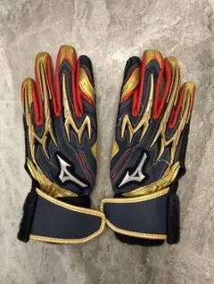 Mizuno Pro バッティング用手袋 松井秀喜モデル 黒/赤/金 - メルカリ