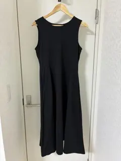 UNIQLO エアリズム　L ブラック ノースリーブ ワンピース