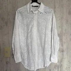ZARA ザラ (USA XS) レースシャツ