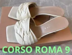 CORSO ROMA 9 サンダル ミュール ホワイト36コルソローマノーヴェのサムネイル