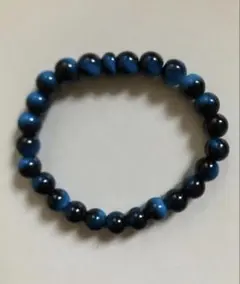 タイガーアイ ( スカイブルー ) 数珠ブレスレット ( ６mm )